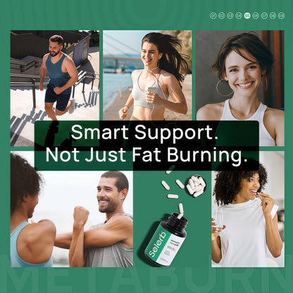 Selerb Berberine + Green Tea + B12 Complex - Gentle Plant-Based Formula with Chromium - 60 Capsules